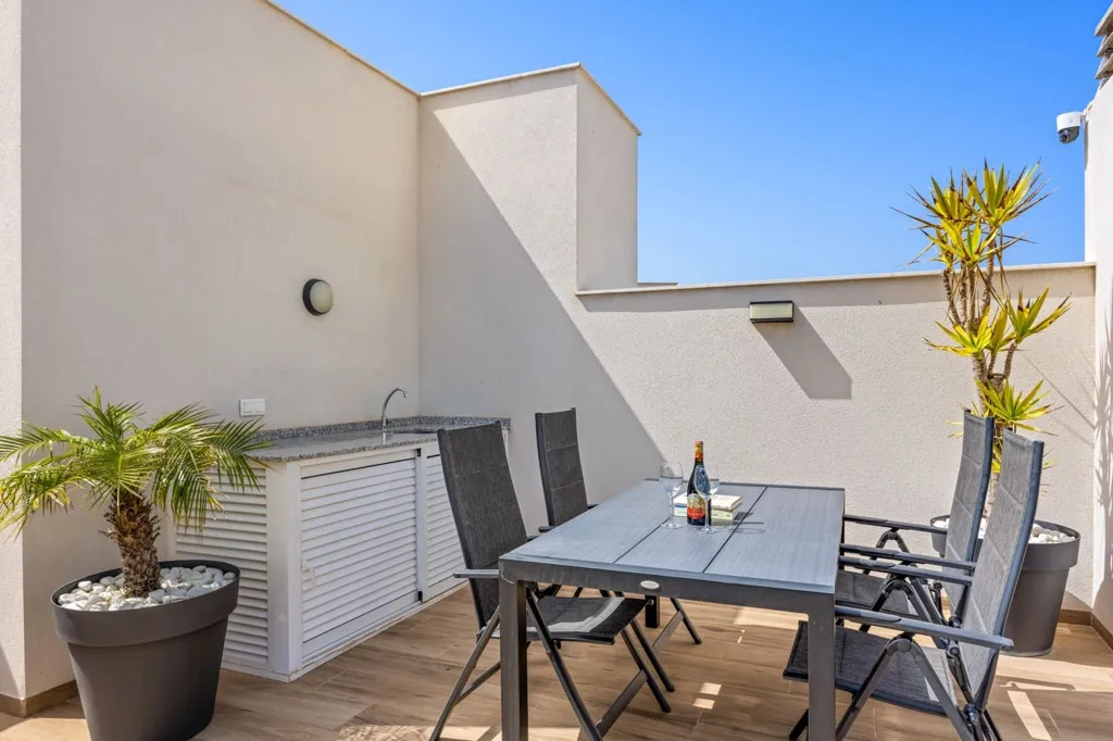 Terrasse - Penthouse with Terrace in Villamartin, Alicante