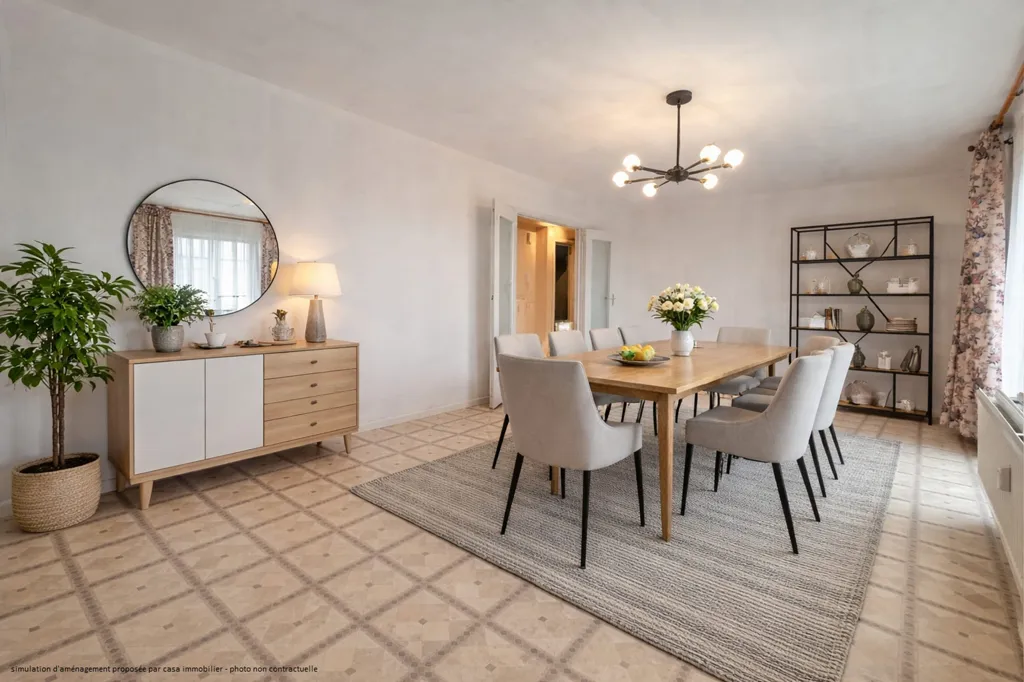 Salle à manger - Appartement avec Terrasse à Ans