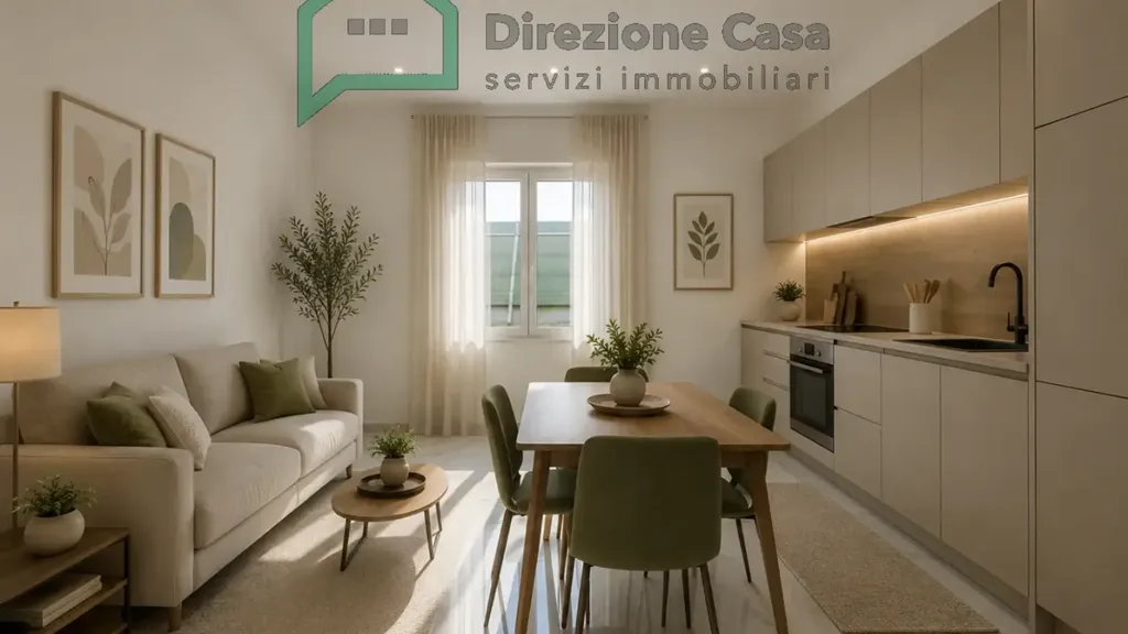 Séjour - Rear-Facing Apartment with Balcony in Naples