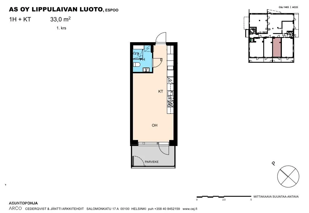 Planimetria - Modern Flat with Sauna in Espoonlahti