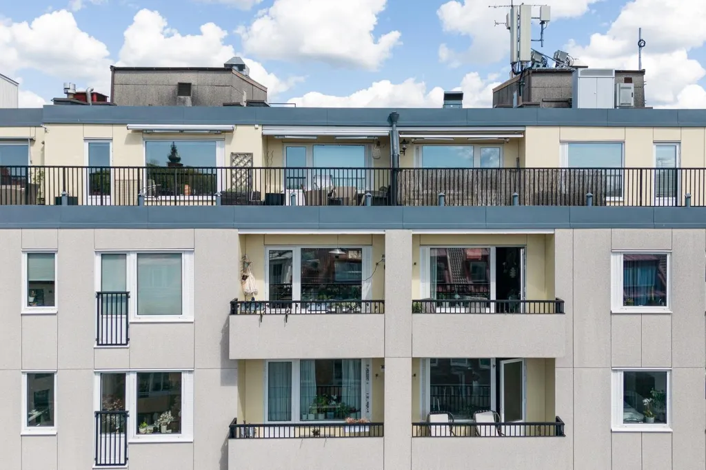 Õhuvaade - Apartment with Balcony in Linné, Gothenburg