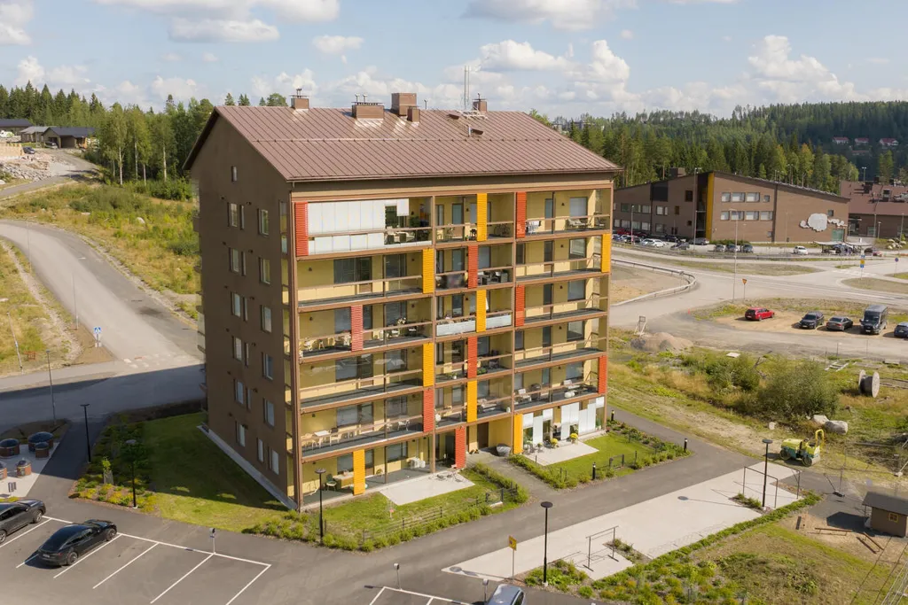 Õhuvaade - Modern Flat with Balcony in Jyväskylä
