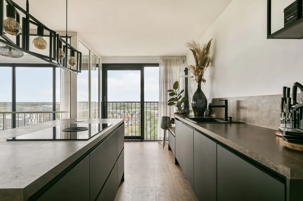 Cuisine - Modern Maisonnette with Panoramic View in Almere