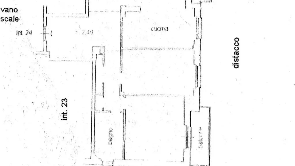 Floor Plan - Panoramic Apartment with Balconies in Genoa
