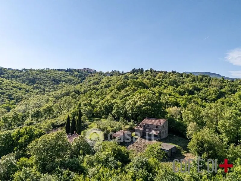 Vista aerea - Rustic Casale to Complete in Montieri