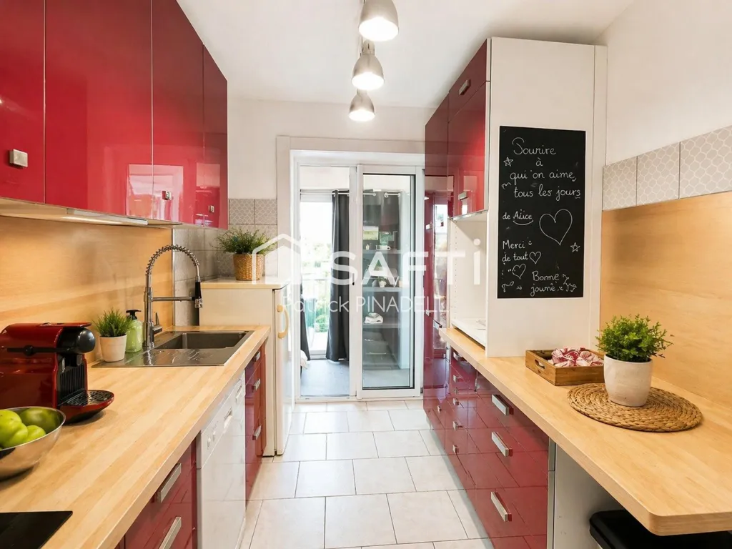 Cuisine - Maison semi-détachée avec jardin à Bompas