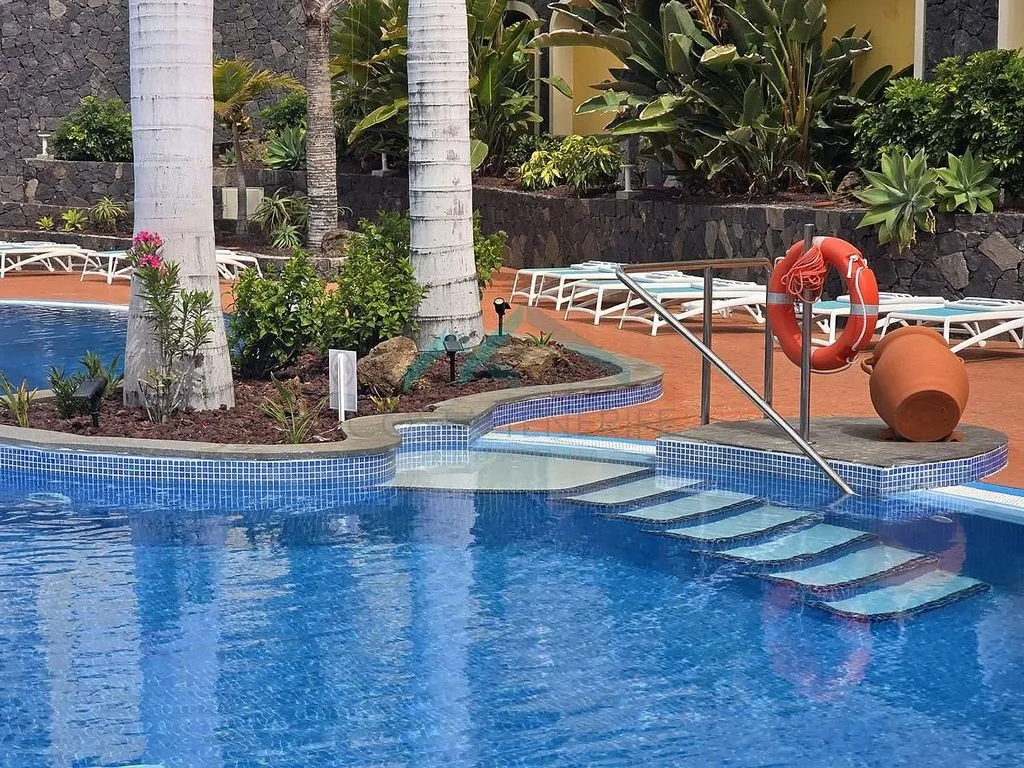 Pool - 1-Bedroom Apartment with Pool in Palm Mar
