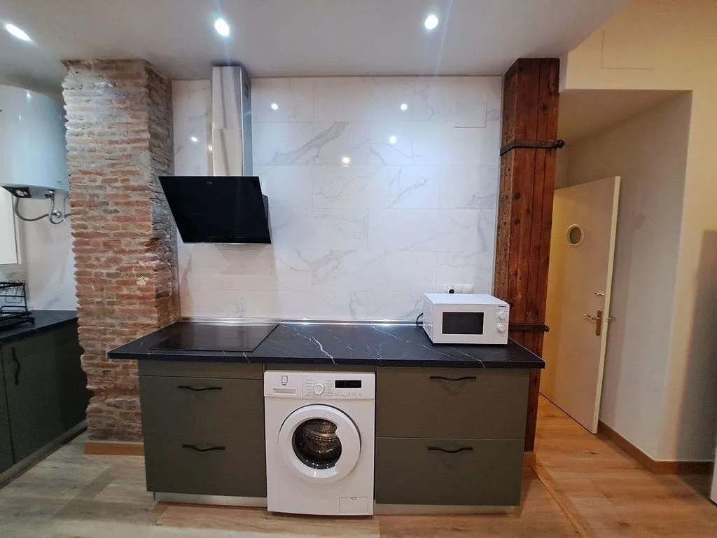Köök - Furnished Flat in Historic Centre, Malaga