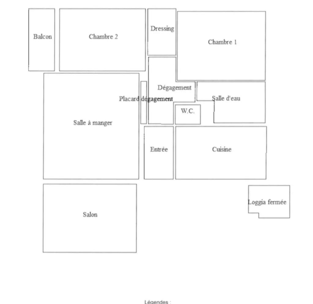 Plaan - Apartment with Large Terrace in Pennes-Mirabeau