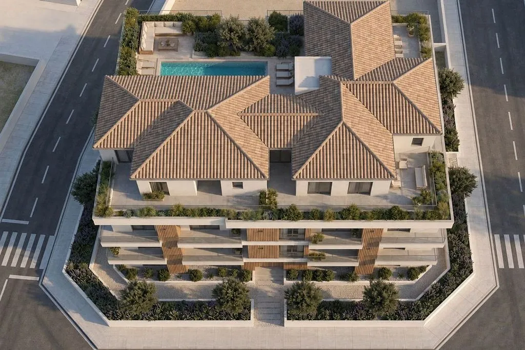 Vue aérienne - New Flat with Pool in La Zubia