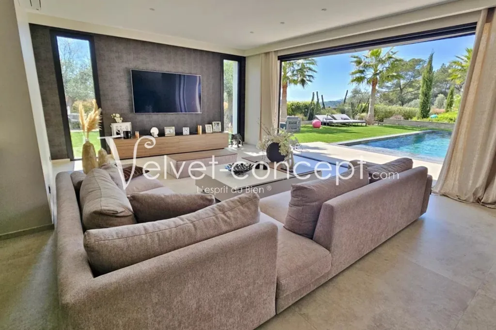 Soggiorno - Contemporary Villa with Pool in Valbonne