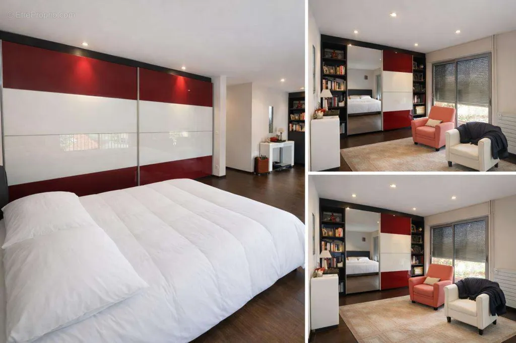 Camere da letto - Traversant Flat with Balconies in Roanne
