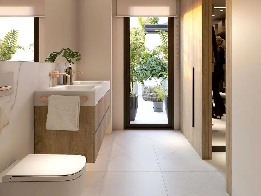 Bathrooms - Villa with Private Pool in Algorfa, Alicante