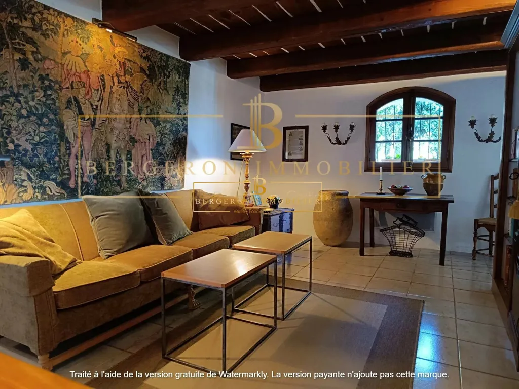 Séjour - Villa avec Vue Panoramique et Piscine au Tignet