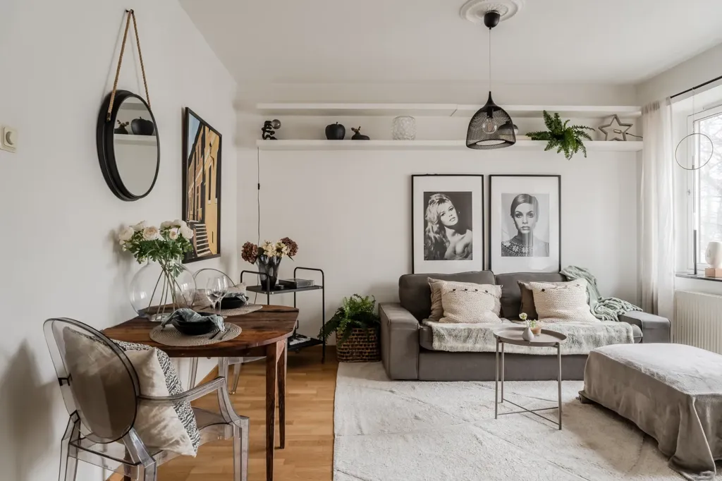 Séjour - Appartement 2 pièces à Göteborg