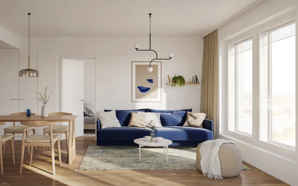 Elutuba - Modern Apartment with Balcony in Turku Station North