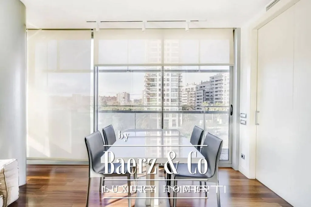 Söögituba - Luxury Flat with Sea View in Diagonal Mar, Barcelona