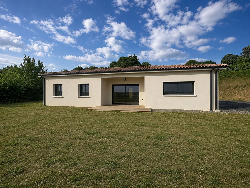 Välivaade - New Villa with Pyrenees View in Miramont d'Astarac