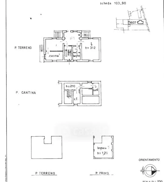 Planimetria - Independent House with Garden in Mortara
