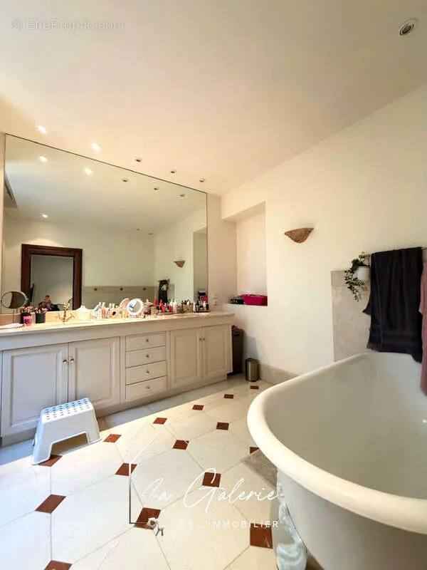 Bathrooms - Charming House with Pool in Tencin