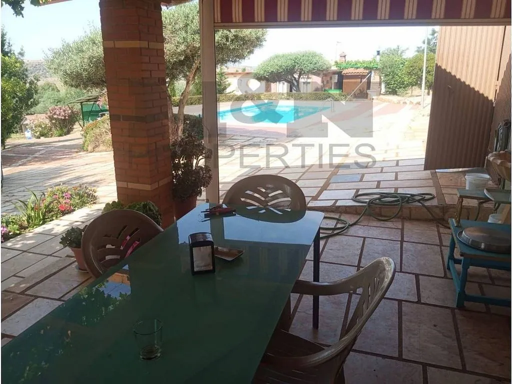 Terrass - Rural Cortijo with Pool near Alange