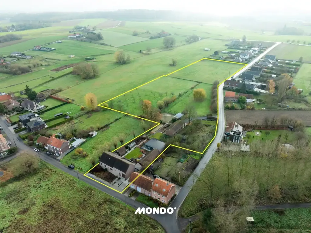 Aerial - Estate with Indoor Pool near Brussels