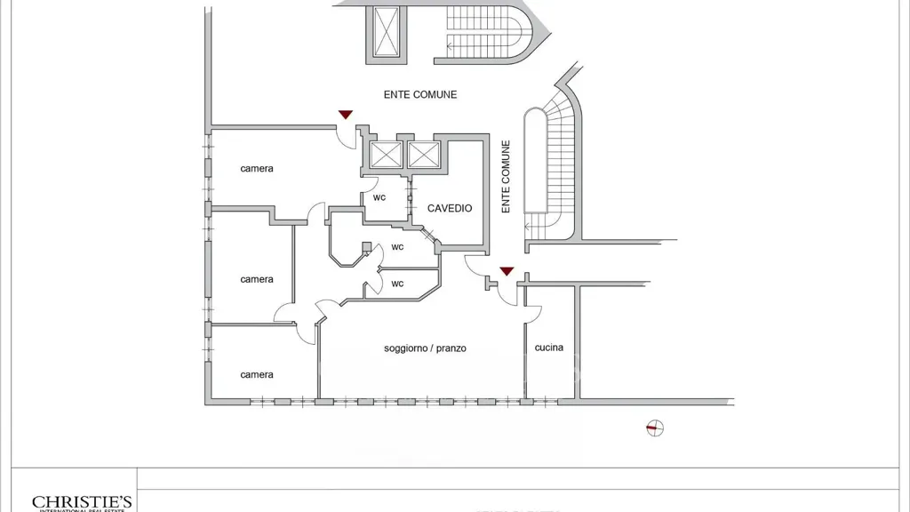 Floor Plan - Luxury Penthouse with Rooftop Terrace in Milan
