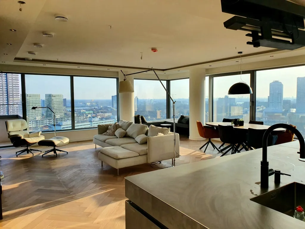 Soggiorno - Luxury Apartment in The CoolTower, Rotterdam