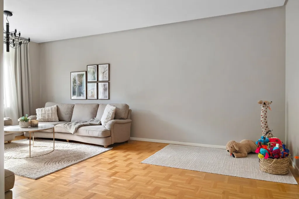 Séjour - Apartment with South-East Balcony in Malmö