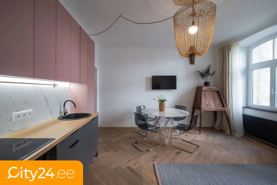 Cuisine - Renovated Flat with Stone Facade in Riga Centre