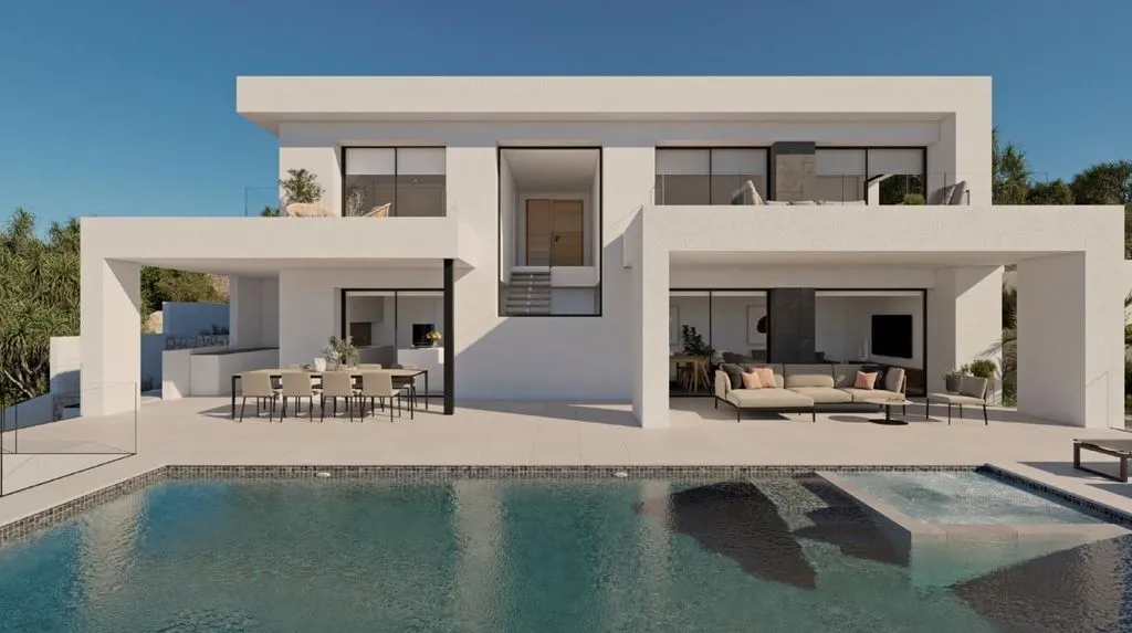 Piscine - Luxury Villa with Sea Views in Benitachell