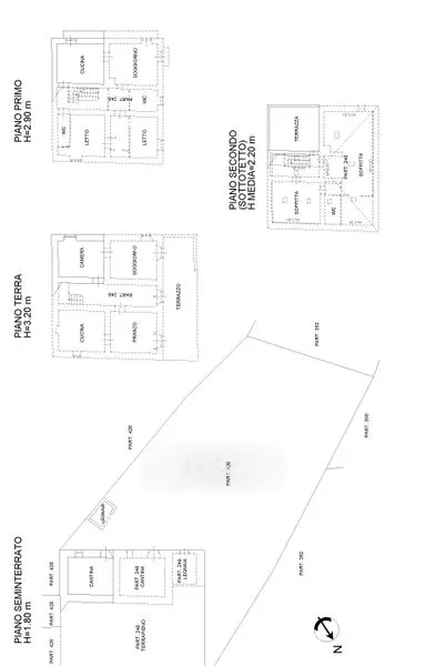 Plan - 1800s Farmhouse with Sea View in Rivello
