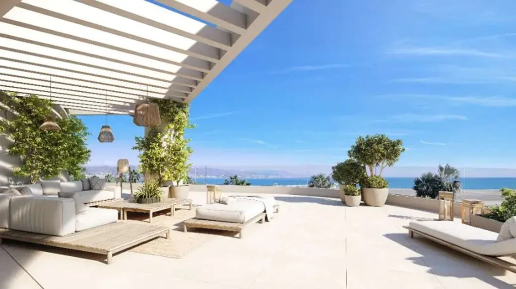 Terrasse - Luxury Flat with Sea View in Malaga