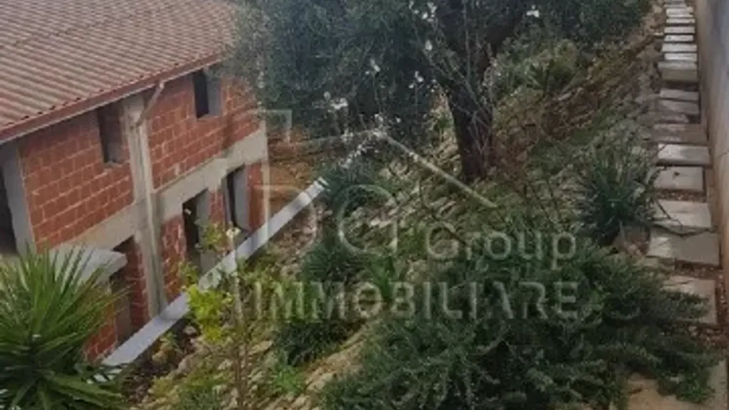 Aerial - Bifamiliar Villa with Panoramic View in Alcamo