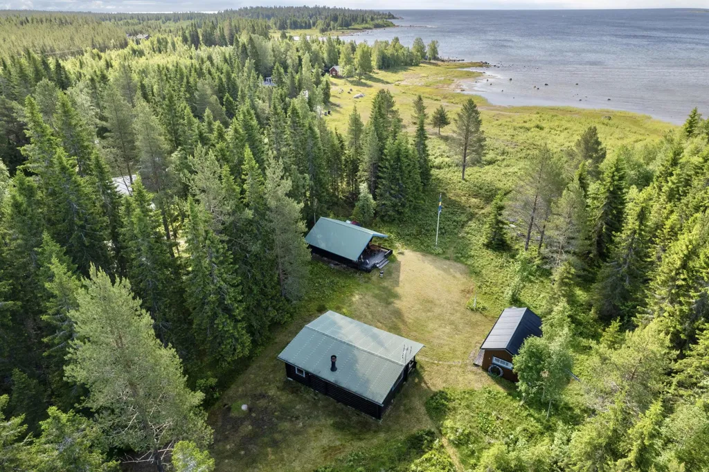 Vue aérienne - Villa with Sea View in Bastuviken, Blacke