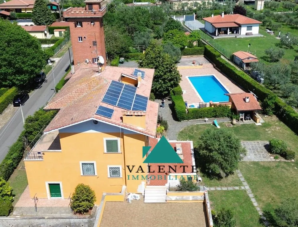 Vue aérienne - Luxury Villa with Pool in Palestrina, Rome