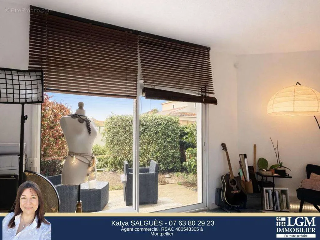 Séjour - Villa 4 Chambres avec Jardin à Baillargues