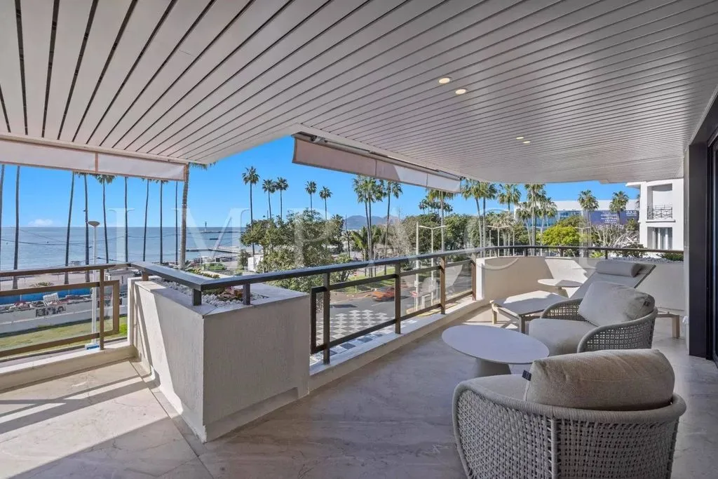 Balcon - Appartement de luxe avec terrasse à Cannes