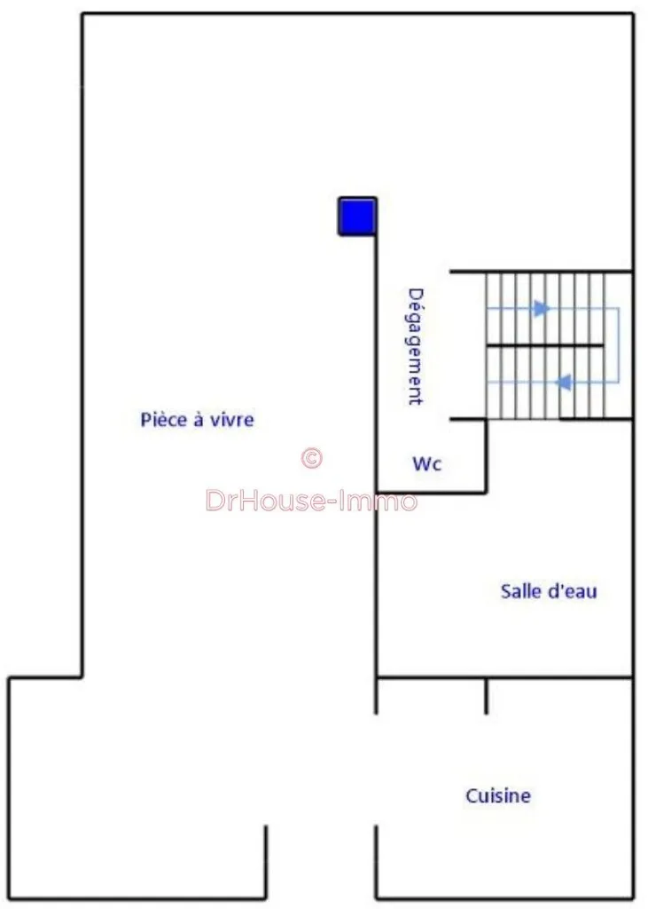 Plan - Maison avec Séjour Ouvert à Ingré