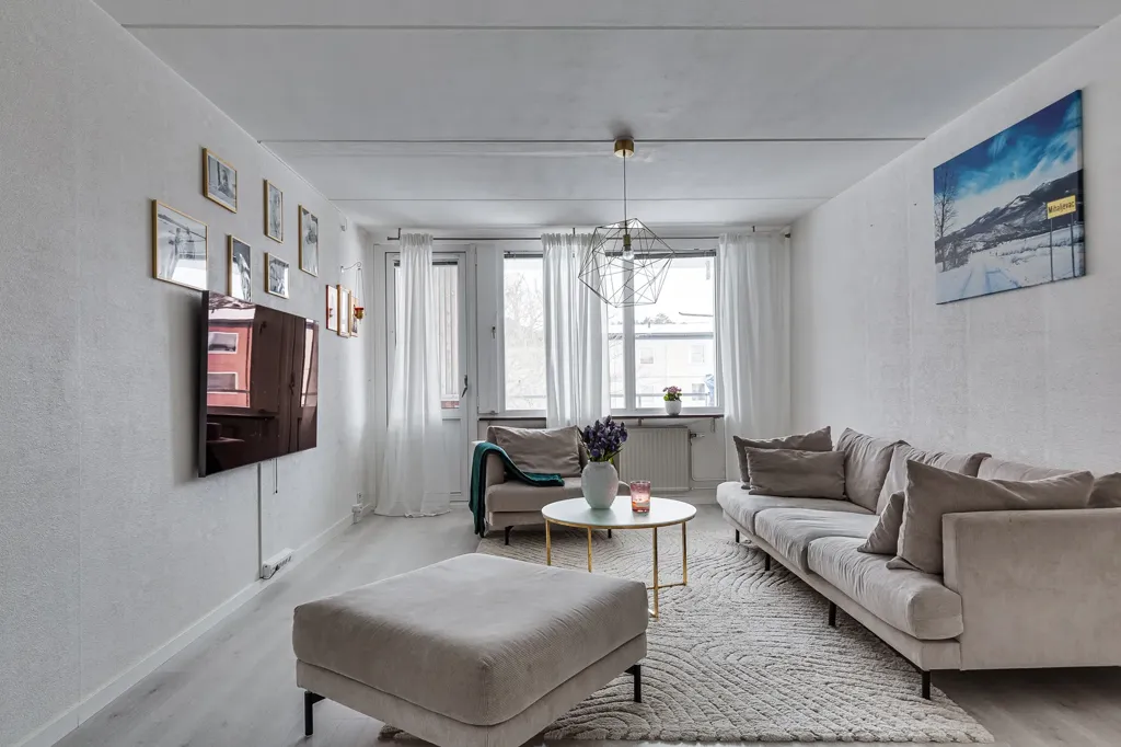 Séjour - Modern Flat with Balcony in Märsta