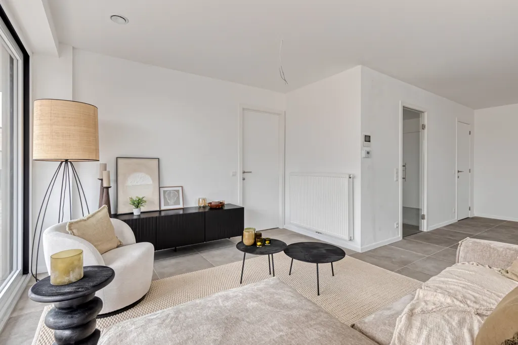 Séjour - Appartement Moderne avec Terrasse au Centre de Staden