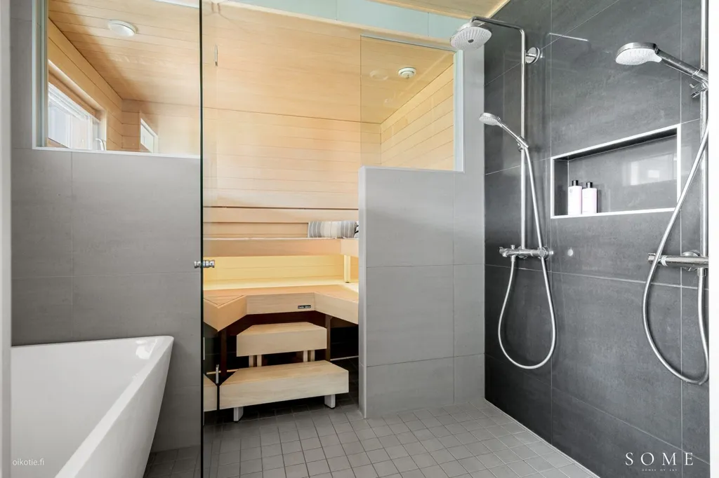 Vannitoad - Modern Villa with Sauna in Tuusula