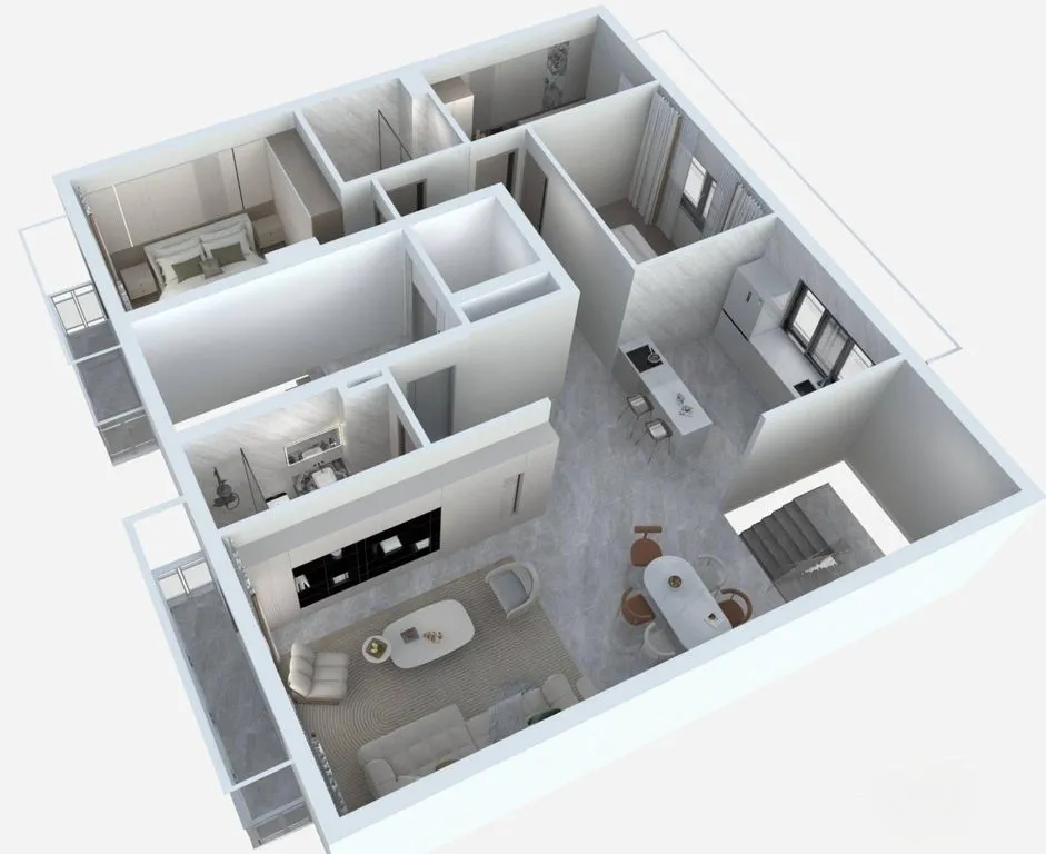 Plaan - Luxury Duplex Flat with Patio in Montcada i Reixac