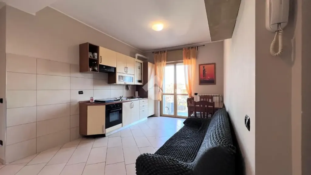 Soggiorno - Rustic Trilocale with Balcony in Cambiago