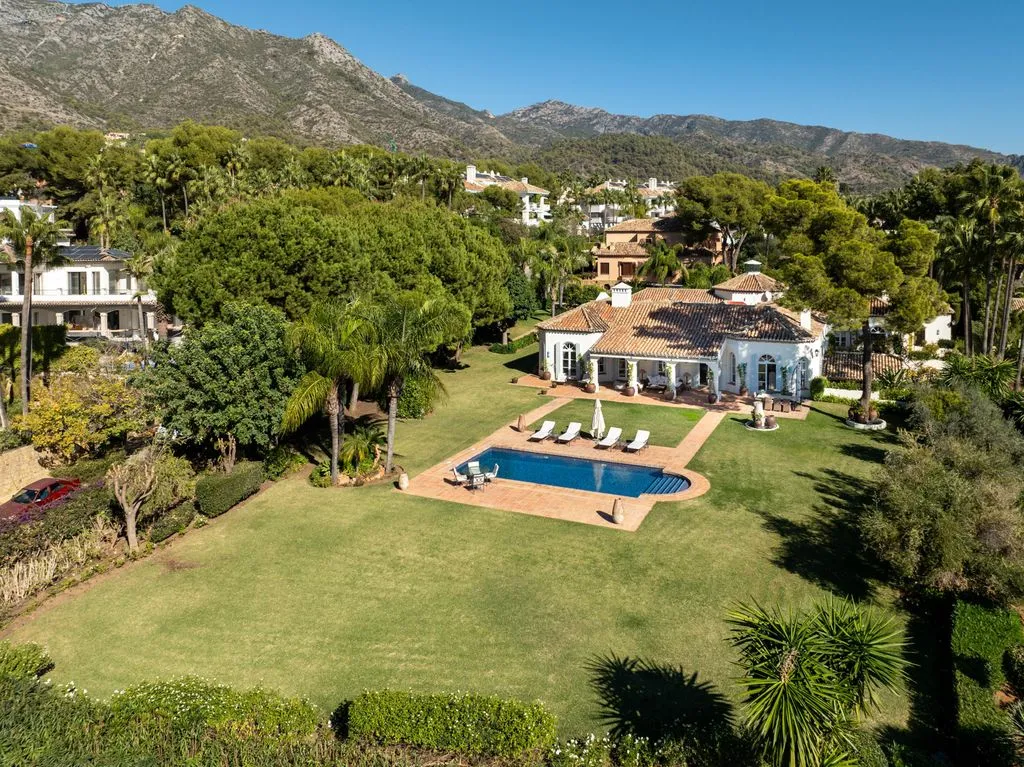 Vue aérienne - Mediterranean Villa with Sea View in Marbella