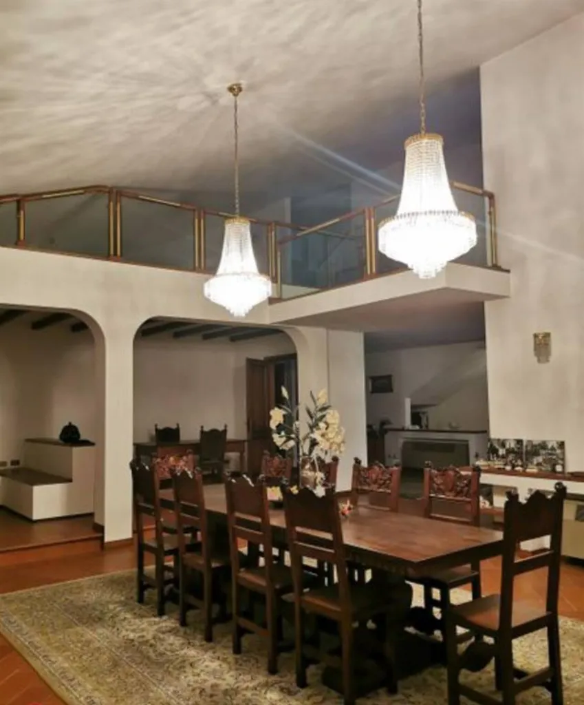 Dining Room - Significant Villa with Garden in Guastalla