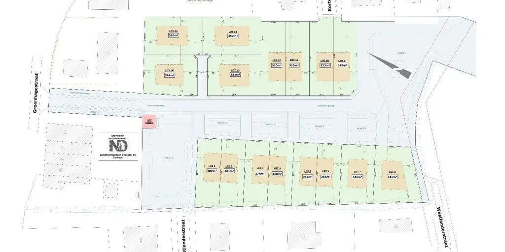 Plan - Nouvelle Maison avec Jardin à Leffinge