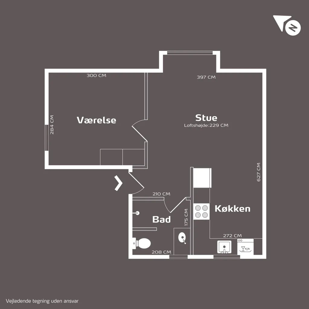 Plan - Apartment with High-Level Views in Odense