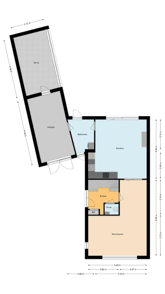 Plaan - 2-Under-1-Cap House with Lake View in Quiet Area