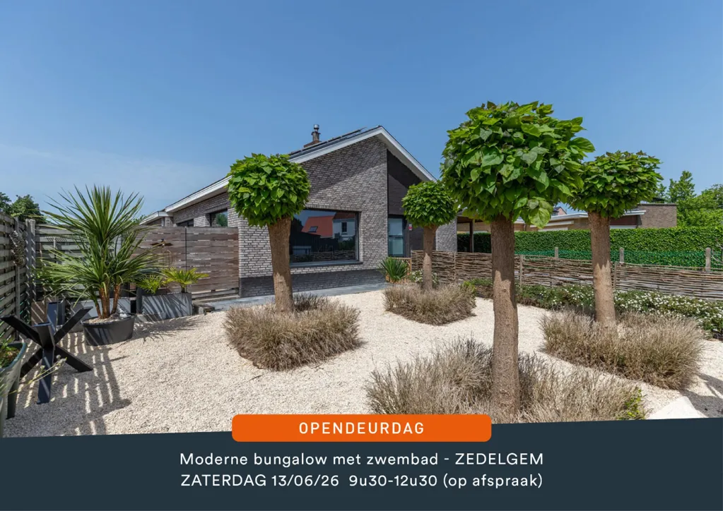 Välivaade - Modern Bungalow with Pool in Zedelgem
